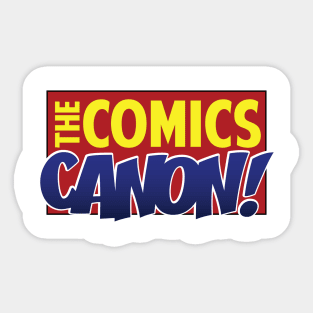 Comics Canon Logo Large Sticker